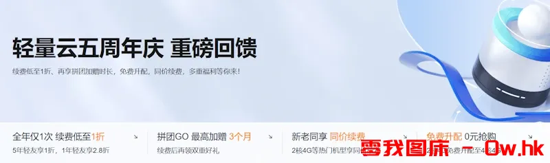 ！！！腾讯云轻量服务器五周年 值得续费和新购省钱呀呀呀！！！！